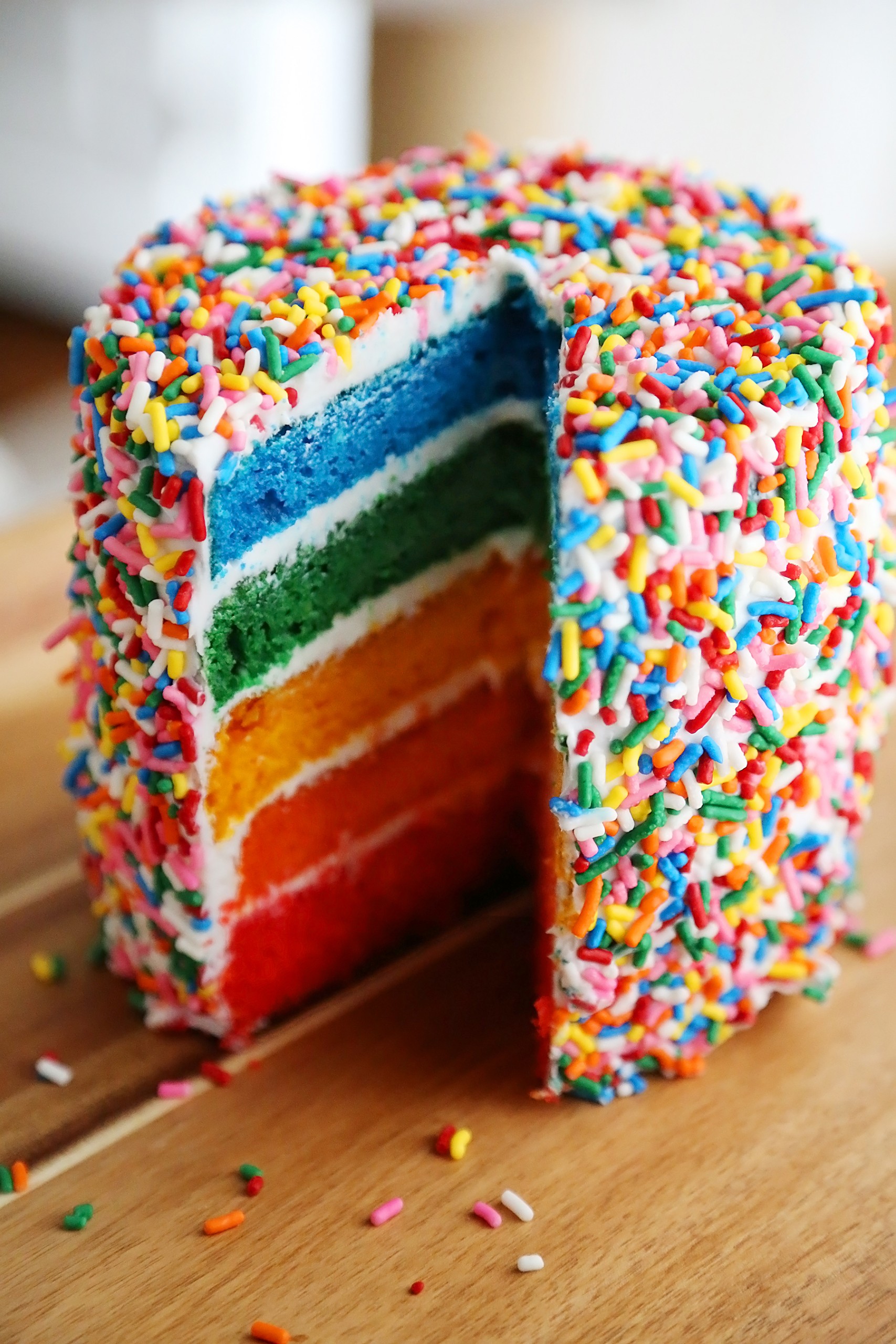 Easy Rainbow Cake