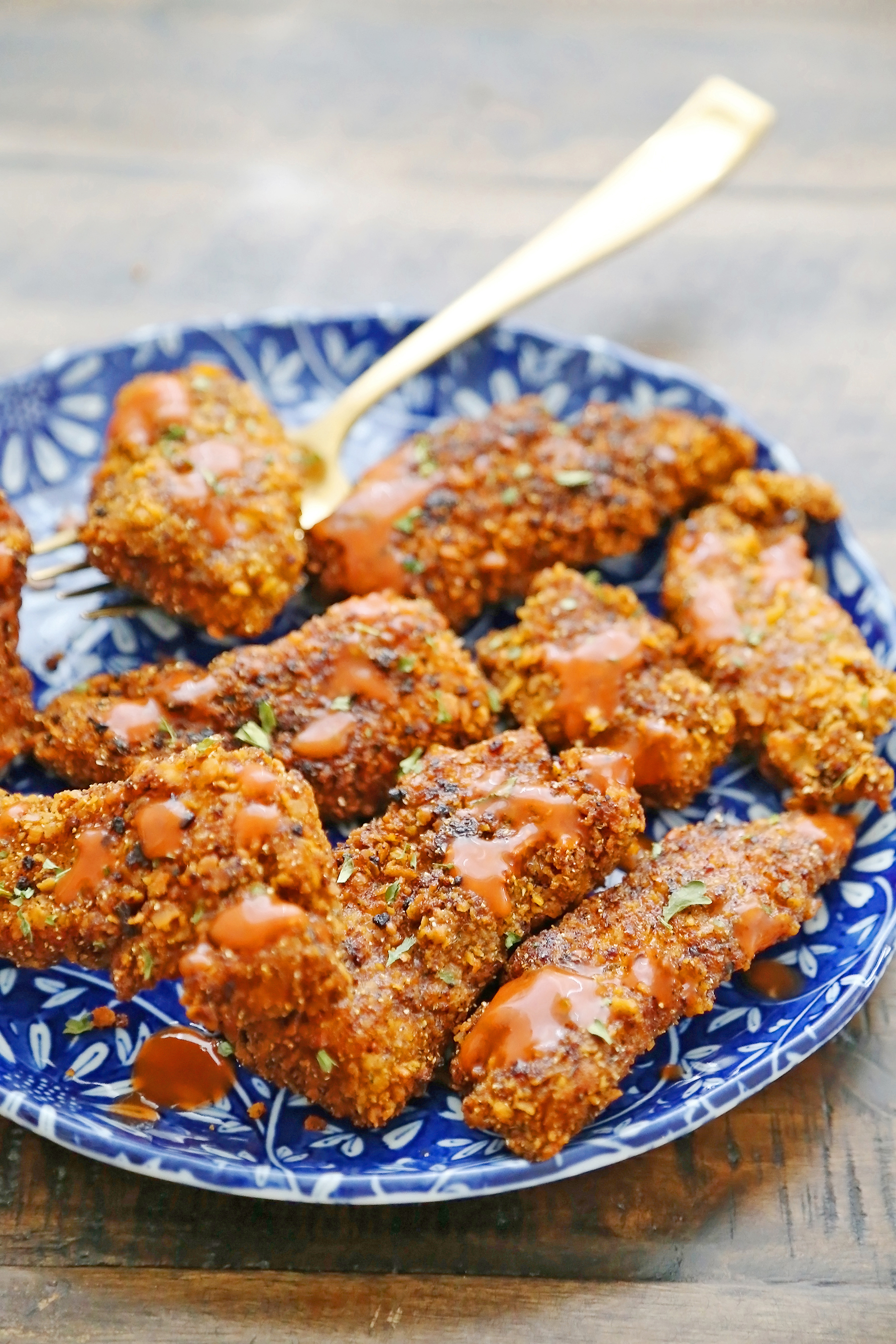 Cheddar Ranch Chicken Tenders with Honey Mustard Sauce