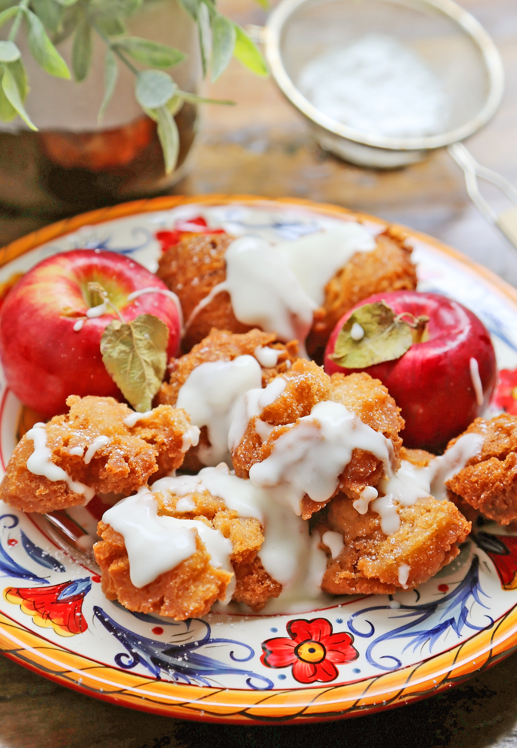 Glazed Apple Pie Fritters