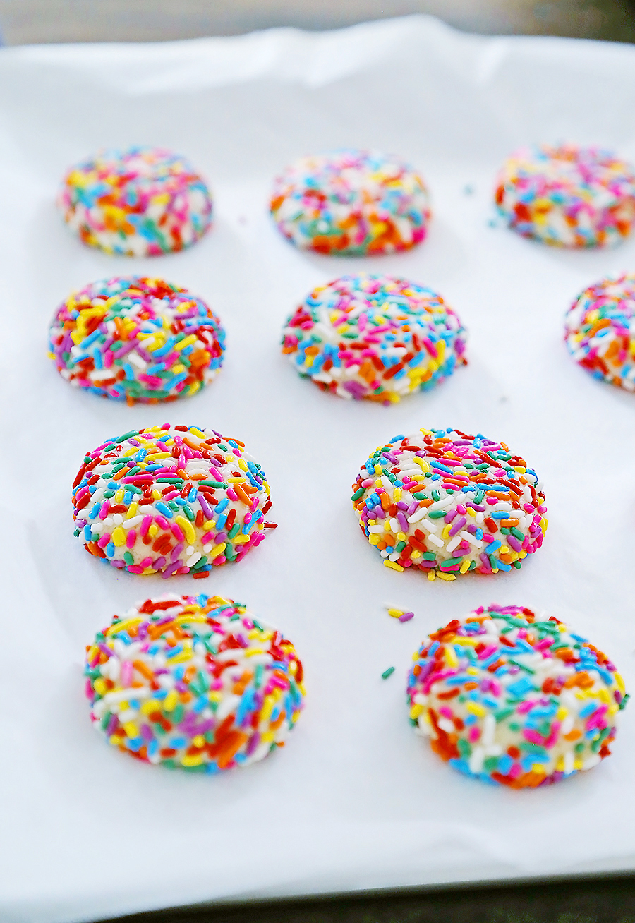 Rainbow Sprinkle Cookies