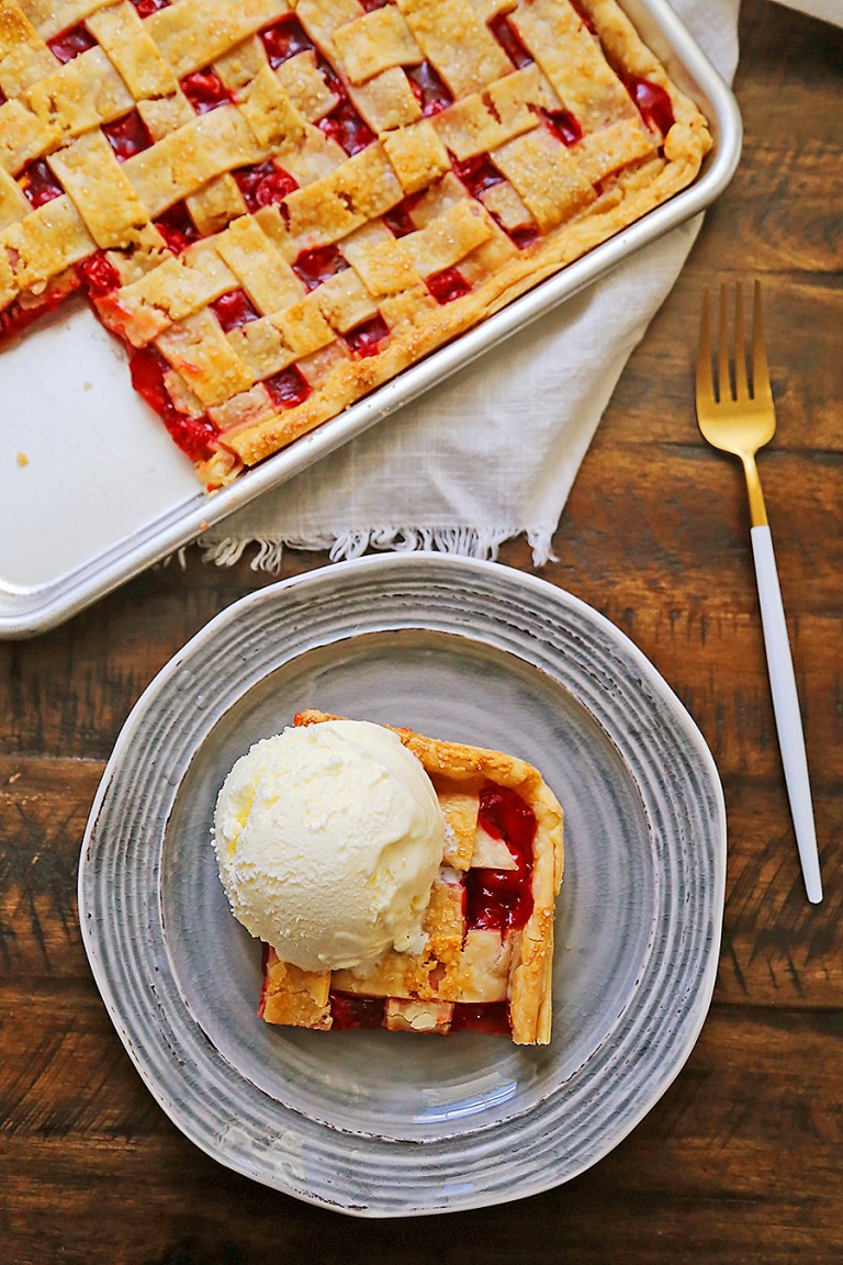 3Ingredient Cherry Slab Pie The Comfort of Cooking