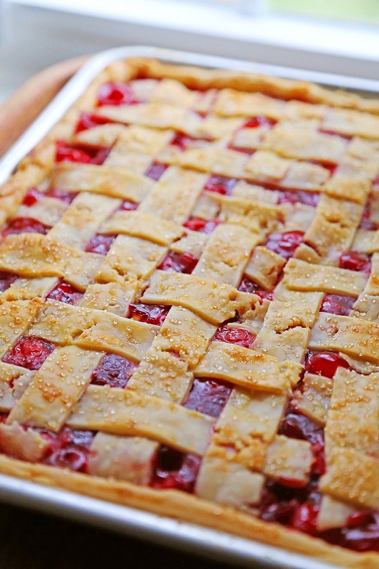 3Ingredient Cherry Slab Pie The Comfort of Cooking