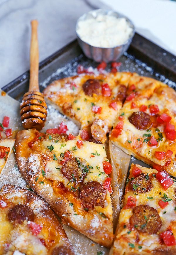 Meatball Flatbread Pizzas The Comfort of Cooking