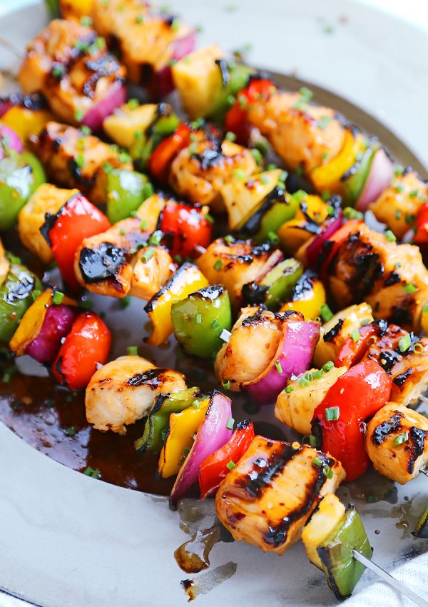 Sweet Chili Hawaiian Chicken Skewers The Comfort of Cooking