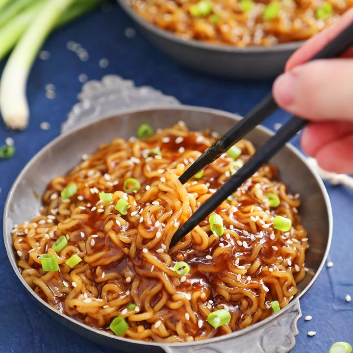 10-Minute Saucy Ramen Noodles