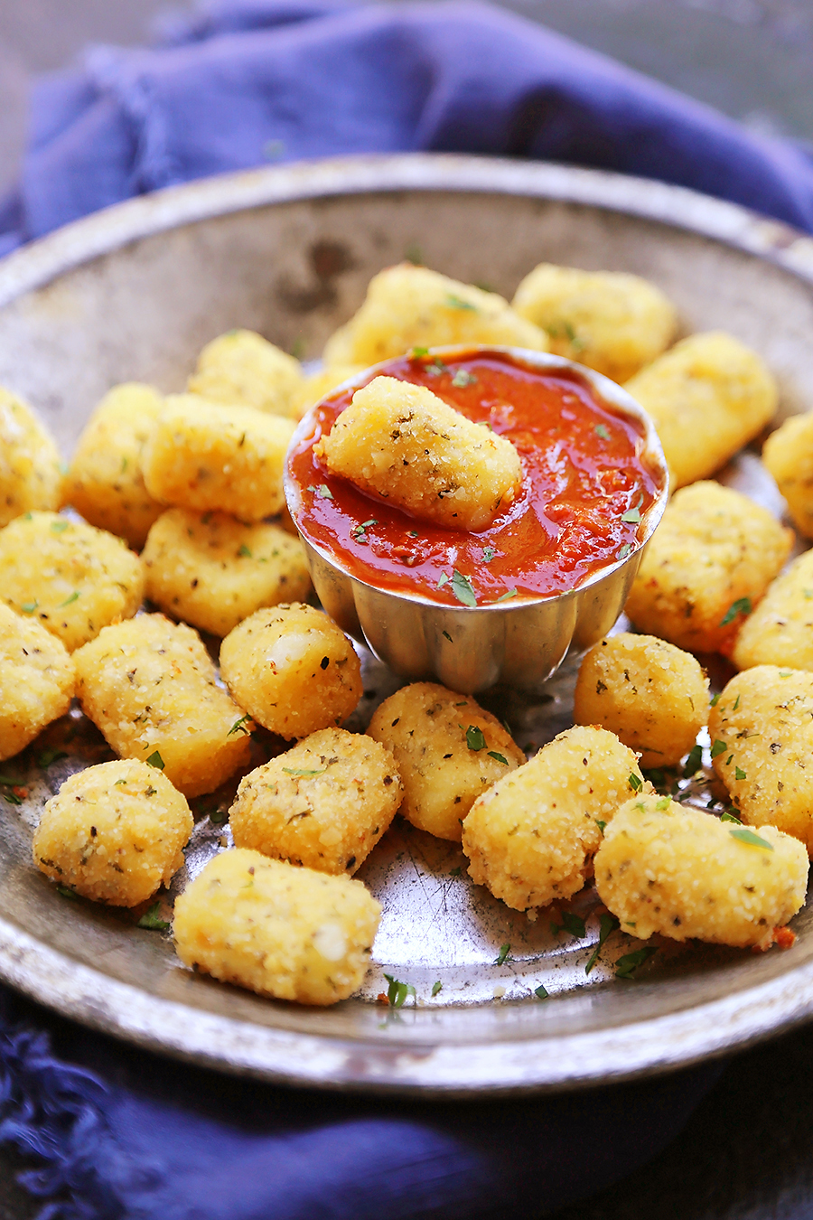 Easy Fried Cheese Bites