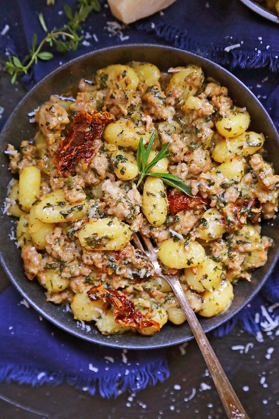 Creamy Tuscan Sausage Gnocchi The Comfort of Cooking