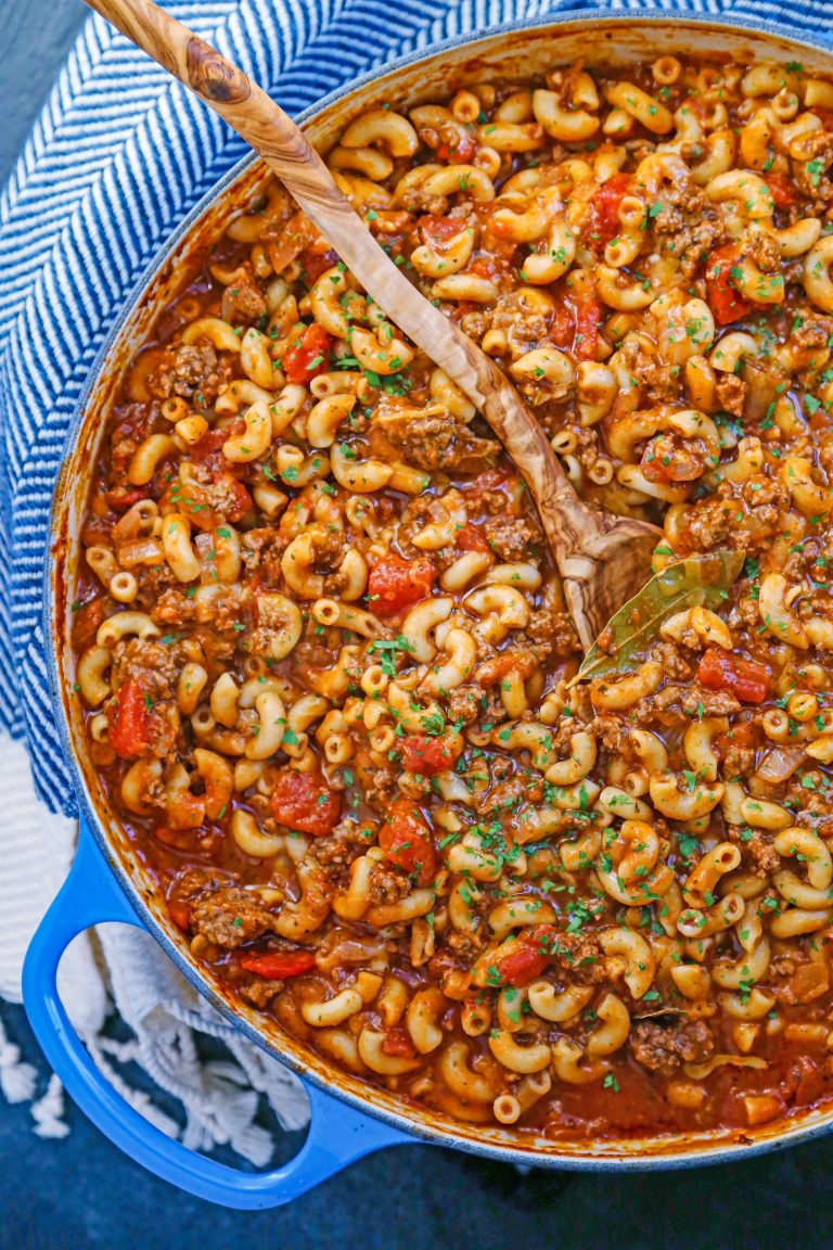 Cheesy Beef Goulash The Comfort of Cooking