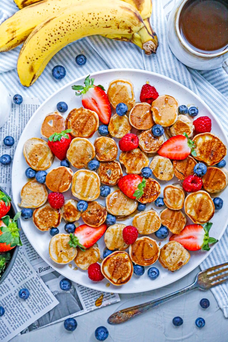 Banana Pancake Bites The Comfort of Cooking