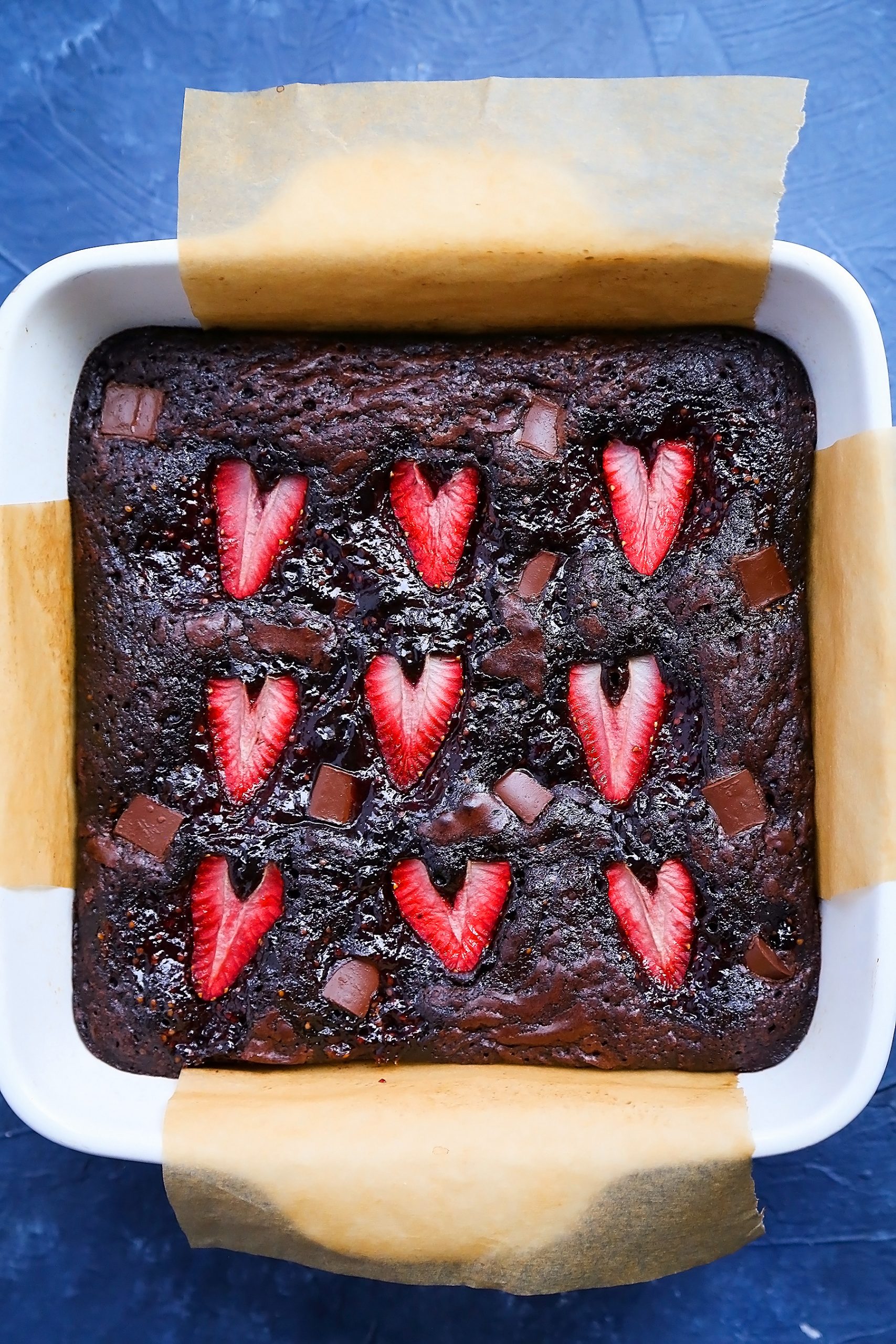 Strawberry Fudge Brownies